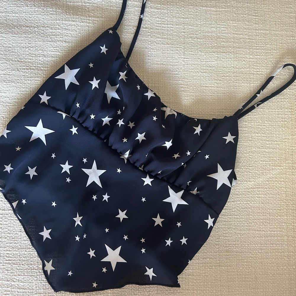 Persaya Star Crop Tank Top